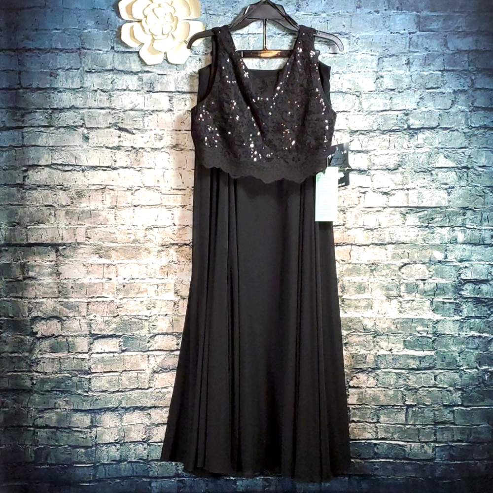 City Triangles | Black Tie Goth Two-Piece Formal Wear Dress Skirt